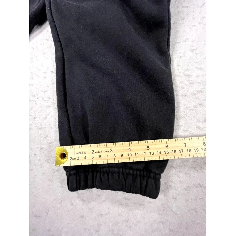 The North Face Sweatpants Mens Large Black Fleece‎ Lined Athletic Tapered Leg